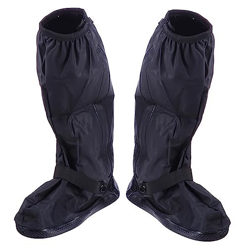 KITANDOVE 1 Paar Schuhschutz Stiefelgamaschen für Herren Schuhe Decken Schutzhülle wasserdichte schuhüberzieher Protect Regenstiefel Regenschuhe Überschuhe Regenschutz für Fahrradschuhe PVC von KITANDOVE