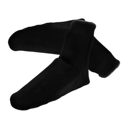 KITANDOVE 1 Paar Tauchen Socken Bequeme Tauchsocken Strandsocken Socken Zum Strandtauchen Unisex-badesocken rutschfeste Tauchsocken Herren Tauchsocken Abriebfeste Tauchsocken Neopren Black von KITANDOVE