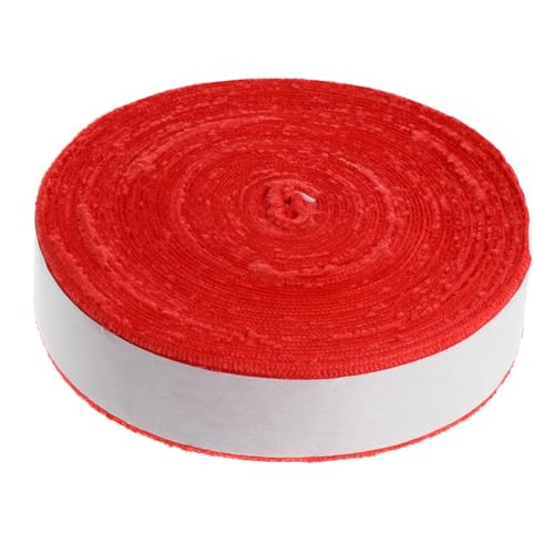 KITANDOVE 1 Rolle Schlägergurt Klebeband Für Den Außenbereich Schläger-overgrips Griffband Für Angelruten Griffband Für Tennisschläger Zubehör Für Tennisschläger Tennisgriff Rot Polyester von KITANDOVE