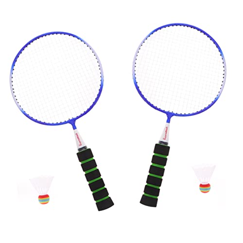 KITANDOVE 1 Satz Badminton Schläger lustiger Fahrradscheinwerfer Badmintonschläger für Kinder Anzug Badmintonschläger Freizeitspielzeug Kinderbedarf Leichter Badmintonschläger Blue von KITANDOVE