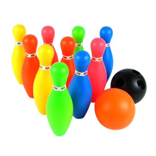 KITANDOVE 1 Satz Bowlingkugel Spielzeug Bowlingkegel Kinder Bowling Im Freien Bowlingkugel Für Kleinkinder Bowlingspiel Für Kinder Bowlingspiel Im Freien Bowlingkugel Für Kinder Plastik von KITANDOVE