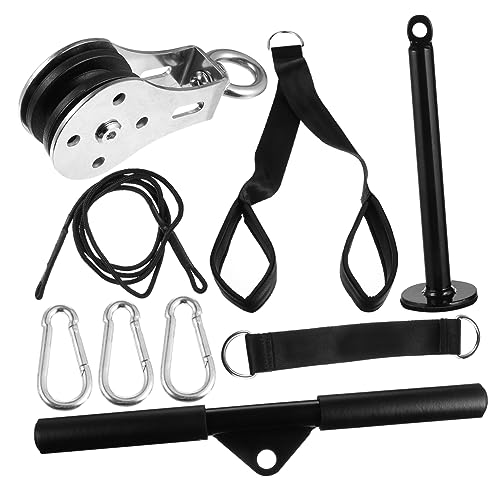 KITANDOVE 1 Satz Fitness-Kit Arm-Trainingsset Fitness-Rollenkabel Handgelenkrolle Armriemenscheiben über der Tür Armtrainer sportgeräte Sport geräte Armtrainingsgerät Armübungsgerät Metall von KITANDOVE