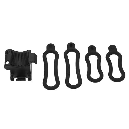 KITANDOVE 1 Satz Taschenlampenhalterung Autoclip Fahrrad Taschenlampe Halterung Flashlight Halterung Bike Holder Taschenlampenständer Reiten Taschenlampe Unterstützung Plastik Black von KITANDOVE