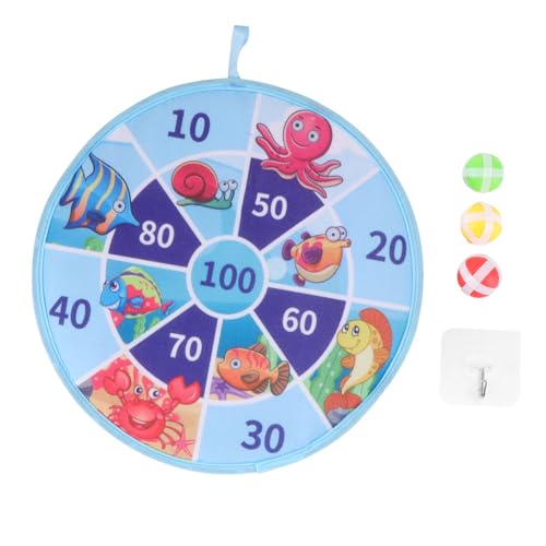 KITANDOVE 1 Set Kinder Sticky Ball Spielzeug Cartoon Dart Board Wurfspiel Spielzeug von KITANDOVE