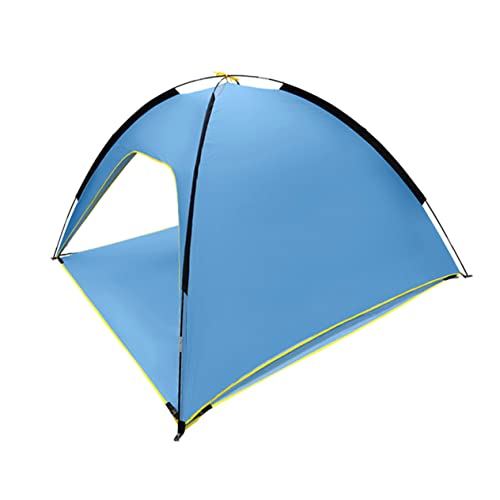 KITANDOVE 1Stk Zelt schattiger Sonnenschutz Campingzubehör Tipi im Freien Outdoor-Wanderhütte draussen Family Tent Tents Camping Tent namiot plażowy Tent pegs Stoff Blue von KITANDOVE