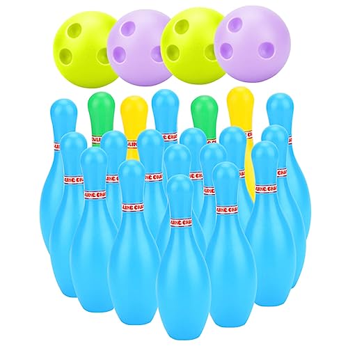 KITANDOVE 2 Sätze Bowling-Set Kinderspielzeug Lernspielzeug Für Kleinkinder Outdoor-spielset Für Kinder Bowlingkegel Für Kleinkinder Bowlingkugel Für Kinder Bowlingkegel Für Kinder Plastik von KITANDOVE