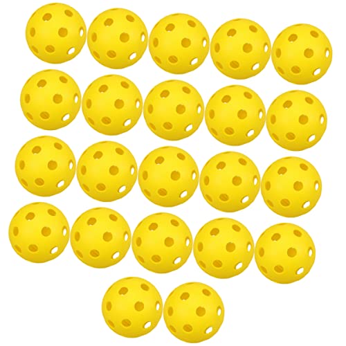 KITANDOVE 22St Ball für draußen Spielzeug Discgolftasche klein Übungsbälle Baseballs aus Schaumstoff Baseball-Trainingsbälle triffer Material geschebke spielsachen Ball für drinnen Yellow von KITANDOVE