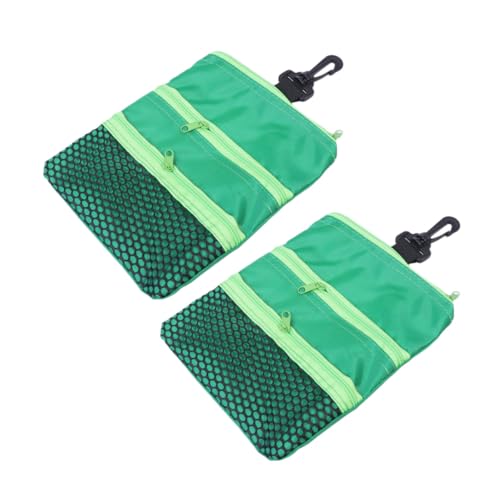 KITANDOVE Leichte Praktische Tee-Tasche 2-teiliges Aufbewahrungsset mit Reißverschluss Zum Mitnehmen Überall Hin mit Dem Golfzubehör KITANDOVE Leichte Praktische Tee-Tasche 2-teiliges Aufbewahrungsset mit Reißverschluss Zum Mitnehmen Überall Hin mit Dem Golfzubehör von KITANDOVE