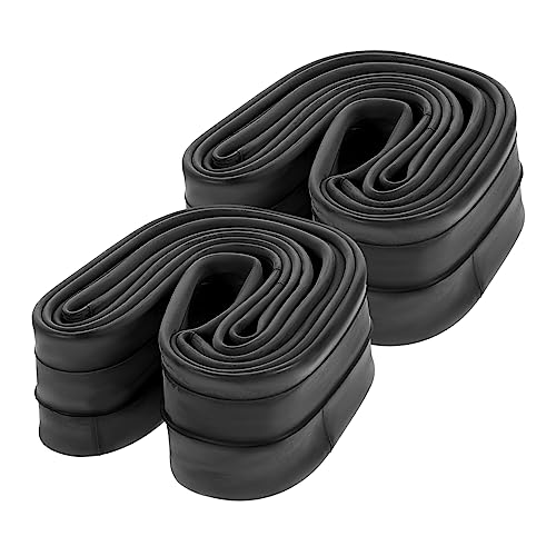 KITANDOVE 2St Fahrradschlauch Sportinnenreifen -Absorption Innenreifen bequemer Innenreifen cambio Hose Bike Accessories Outdoor-Innenreifen verschleißfester Innenreifen Butylkautschuk Black von KITANDOVE