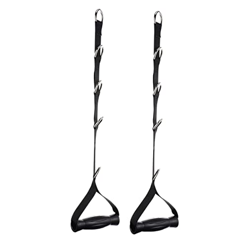 KITANDOVE 2St Fitnessband sportgeräte Sport geräte resistence- griffkraft trainieren Gym Übungsbänder Widerstand Spannseilgriff Riemen für Kabelmaschinen Zugband Rostfreier Stahl Black KITANDOVE 2St Fitnessband sportgeräte Sport geräte resistence- griffkraft trainieren Gym Übungsbänder Widerstand Spannseilgriff Riemen für Kabelmaschinen Zugband Rostfreier Stahl Black von KITANDOVE