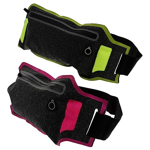 KITANDOVE 2St Sport Bauchtasche umhängebeutel schulterbeutel Running Belt atmungsaktive Hüfttaschen Aufbewahrungstasche für Sport Taille verstellbare Bauchtasche Sport-Gürteltasche Elasthan von KITANDOVE