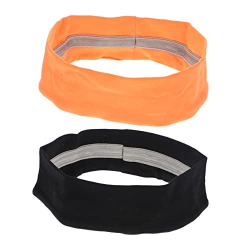 KITANDOVE 2St Sport Stirnband Kopftuch für Männer Lauf-Stirnband Haarband für Männer Yoga-Stirnband elastisches Stirnband laufstirnband Schweiß Stirnband Sport-Stirnband für Frauen Polyester von KITANDOVE