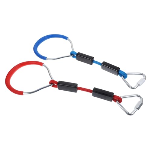 KITANDOVE 2st Ringe Übungsring Mit Langen Riemen Fitnessgriffe Für Kinder Fitnessring Hebebänder Fitness-ringband Pull-up-Ring-Gurt Gymnastik-übungsgurt Klimmzugstange Gymnastik-Zugband Abs von KITANDOVE