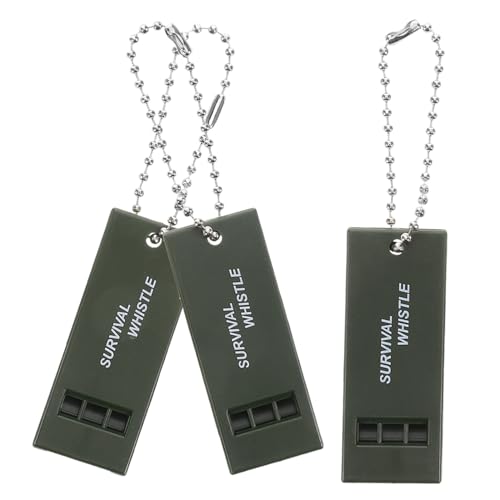 KITANDOVE 3St Erdbeben-Rettungspfeife hoher Notpfiff Notfall-Alarmpfeife Sicherheitspfeife zum Bootfahren Outdoor-Pfeife Laute Notpfeife Erdbeben-Sicherheitspfeife Notpfeifen Abs Olive Green KITANDOVE 3St Erdbeben-Rettungspfeife hoher Notpfiff Notfall-Alarmpfeife Sicherheitspfeife zum Bootfahren Outdoor-Pfeife Laute Notpfeife Erdbeben-Sicherheitspfeife Notpfeifen Abs Olive Green von KITANDOVE