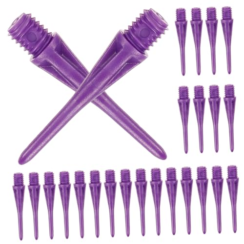 KITANDOVE 50 Stück Weicher Dartkopf TIPP sportlich -Punkte Ersatz-Dartspitzen Dartscheibe Dartpfeil Spitzen ersatzspitzen dartspiel Flugpfeilpunkte Dartnadeln Ersatz Plastik Violett KITANDOVE 50 Stück Weicher Dartkopf TIPP sportlich -Punkte Ersatz-Dartspitzen Dartscheibe Dartpfeil Spitzen ersatzspitzen dartspiel Flugpfeilpunkte Dartnadeln Ersatz Plastik Violett von KITANDOVE