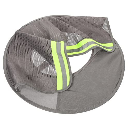 KITANDOVE 5St reflektierender Hutbezug sonnenvisier Visor sonnenschierm Bauschutzhelm Zubehör lampenschirm Maske Gesicht Schutzhelm Sonnenschutz mit voller Krempe Hutschutz Polyester Grey von KITANDOVE