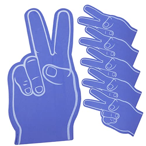 KITANDOVE 6 Stück Schaumstoff-Finger Riesige Schaumstoff-Hand Kinder-Baseballhandschuh Neuartiges Schaumstoff-Finger-Spielzeug Für Kinder Leere Schaumstoff-Hand von KITANDOVE