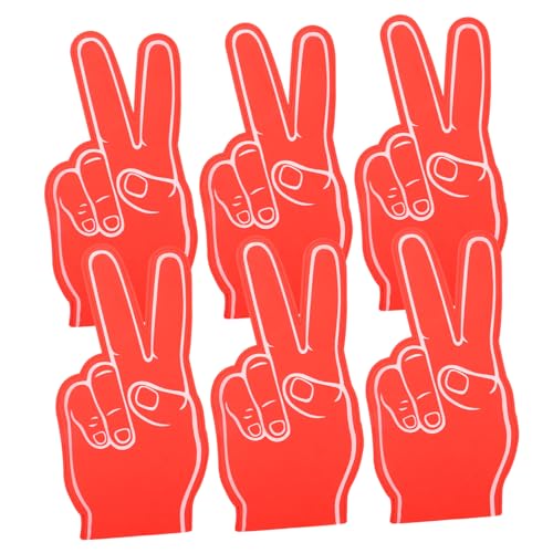 KITANDOVE 6 Stück Schaumstoff Finger Tragbar Schaumstoff Finger Sport Cheer Requisiten Cheerleading Requisiten Cheer Requisiten Neuheit Schaumstoff Finger Cheerleading Schaum Hand von KITANDOVE