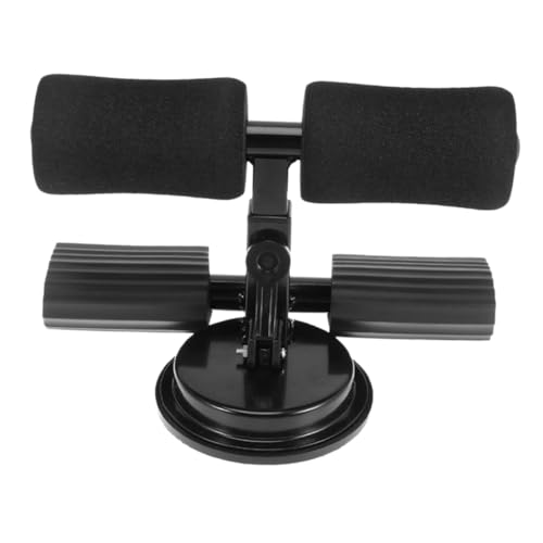 KITANDOVE Aufrichthilfe - Fitnessgeräte Indoor-Fitnessgeräte Trainingshilfe für die Bauchmuskulatur Bauchtrainingsstange Ergonomische Sit-Up-Bar Sit-up-Assistenzgerät weiches Gummi Black von KITANDOVE