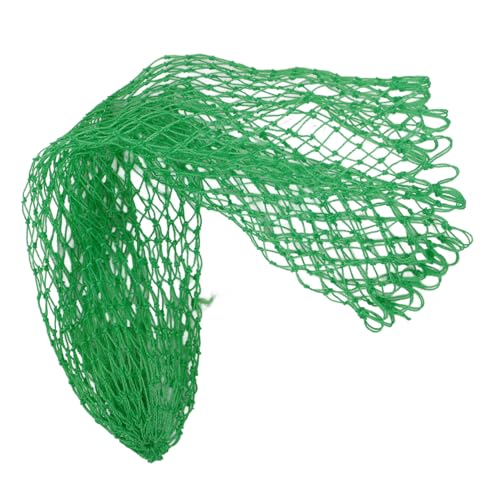 KITANDOVE Fischernetz platzsparend Netzkorb für Fische Fischnetz Garnelennetz fischen Fisch Kescher tragbares Angelnetz Angelkescher Ersatznetz Angelzubehör Fischfangzubehör Nylon Green von KITANDOVE