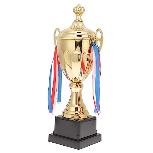 KITANDOVE Gravierter Pokal für Sportturniere Schulauszeichnung aus Metall 40 cm hoch einzigartige dekorative Trophäe KITANDOVE Gravierter Pokal für Sportturniere Schulauszeichnung aus Metall 40 cm hoch einzigartige dekorative Trophäe von KITANDOVE