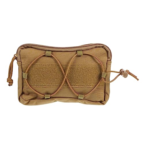 KITANDOVE Gürteltasche Reise-Hüfttasche Reise-Handytasche Beutel Bauchtasche Mini nylontasche Werkzeug Tasche Handbags werkzeugtasche Outdoor-Hüfttasche sportliche Hüfttasche Segeltuch Khaki von KITANDOVE