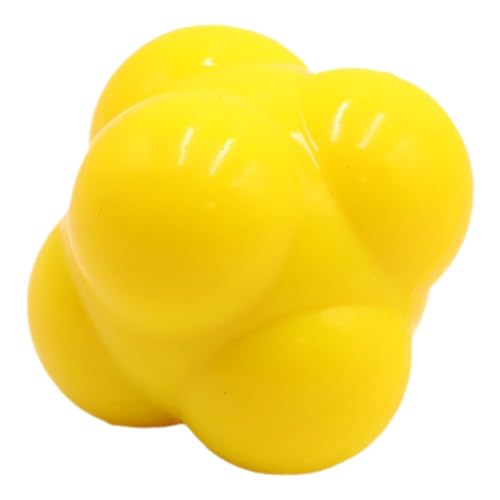 KITANDOVE Hex-trainingsball Sportreaktionsball Indoor-trainingsball Baseball-reflexball Fitness-reaktionsball Trainieren Reaktionstrainingsgeräte Reaktionstrainingsbälle Kieselgel Yellow KITANDOVE Hex-trainingsball Sportreaktionsball Indoor-trainingsball Baseball-reflexball Fitness-reaktionsball Trainieren Reaktionstrainingsgeräte Reaktionstrainingsbälle Kieselgel Yellow von KITANDOVE