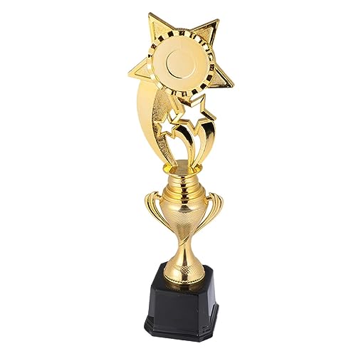 KITANDOVE Kindertrophäe Sport Trophäe goldene Trophäen Kinderpreis Spiel Auszeichnungen Fußballtrophäe kinder stulpen kunststoffbecher Pentacle-Awards-Trophäe Trophäe Partygeschenke Plastik von KITANDOVE