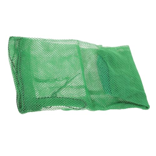 KITANDOVE Netztasche Fischernetz Fischtasche Fischnetz Tasche Angelnetz für Fischfang Fischnetz für lebende Fische Schlangennetze Fangsack für Fische Schlangenfangnetz Ködernetz Nylon Green von KITANDOVE