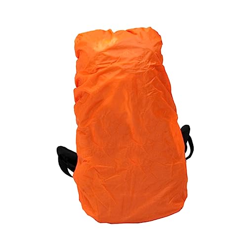 KITANDOVE Outdoor Regenschutzhülle Für Rucksäcke 50 80 L wasserdichte Schutzhülle Orange Mit Reflektoren Für Optimale Sichtbarkeit Und Bei Regenwetter von KITANDOVE