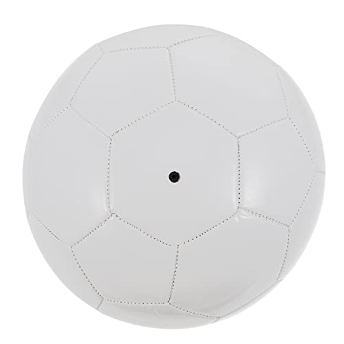 KITANDOVE Weißer Fußball Unisex-Fußball Kinder fußball Sporttraining Fußball Junge fußball Mannschaftsfußball kinderfußball fußball für Kinder Sportwettkampf Fußball DIY-Fußball PVC von KITANDOVE