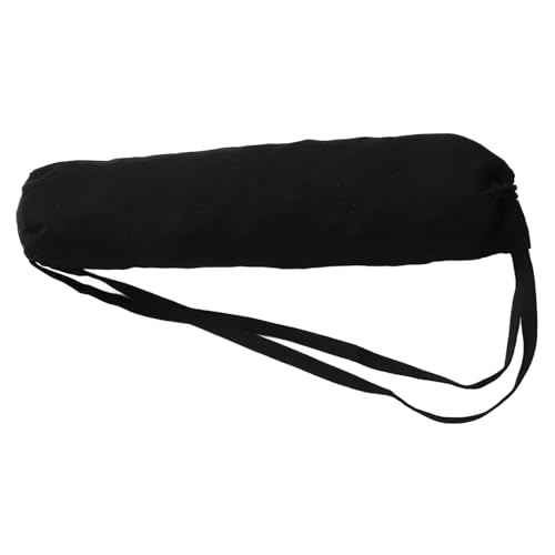 KITANDOVE Yoga-aufbewahrung Tasche Yogataschen Und -tragen Für Damen Yogamatten-Tragetasche Yoga-aufbewahrungsorganisator Yoga-Einkaufstasche Für Frauen Yoga-träger Yoga-zubehör Black Stoff von KITANDOVE