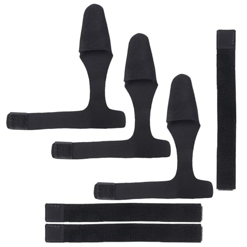 KJDKNC 3 Set Angelrute Spitze Abdeckungen Befestigungs Strap Angeln Zubehör Stangen Handschuh Verschluss Strap Canes Ärmeln Schutz Fall von KJDKNC