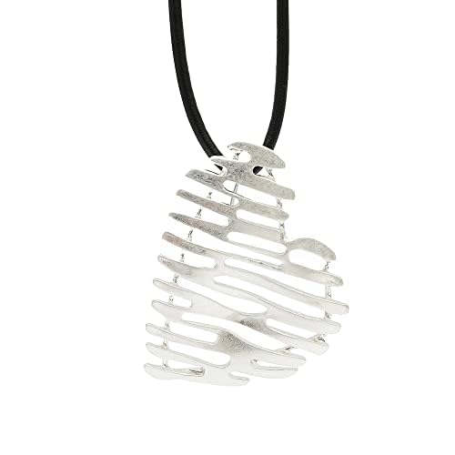 KJHFD Jewelry Herzlich: 80 cm Lange Pulloverkette mit übergroßem Herzanhänger – lässig schickes und vielseitiges Statement-Stück! #FashionFrenzy #HeartPendant Jewelry for Girls von KJHFD