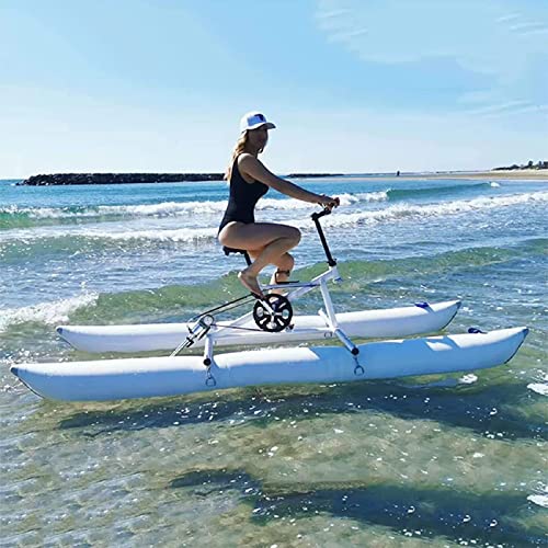 Wasserfahrräder, aufblasbares Kajak-Fahrradboot für den See, Outdoor-Tretfahrradboot, Wassersport-Tourenkajaks, Meer für sportlichen Spaß beim Angeln von KJZQXYX