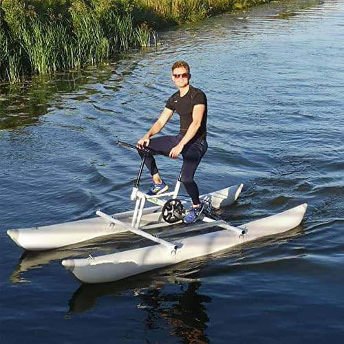 Wassersport-Tourenkajaks, Wasserfahrräder, aufblasbares Wasserfahrrad für den See, Kajakfahren und Angeln, Spaßsport und Reisen auf dem Wasser von KJZQXYX