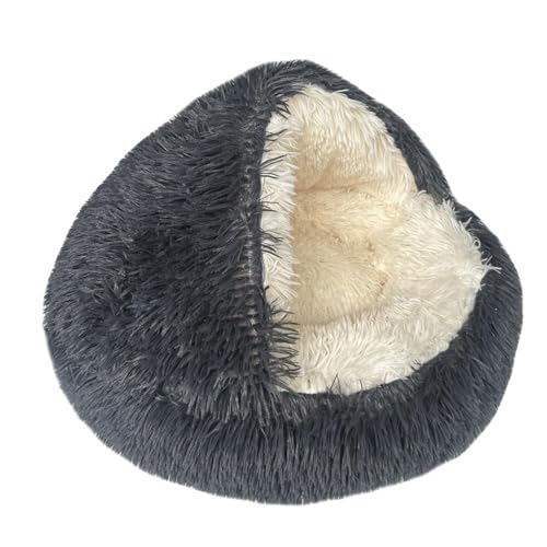 KKXXYQFC Katzenbetten, Katzenbett, Haustierbett für Hauskatzen, große Höhle, Hundebett, waschbar, rutschfest, Katzennest, Winddicht, Katzennistbett, X-65 cm von KKXXYQFC