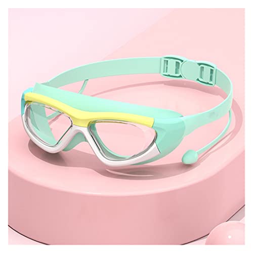 KKXXYQFC Schutzbrillen, Antibeschlag-HD-Schwimmbrillen für Jungen, Big-Box-Schwimmkappenbrillen für Mädchen (Farbe: A, Größe: Einheitsgröße) von KKXXYQFC