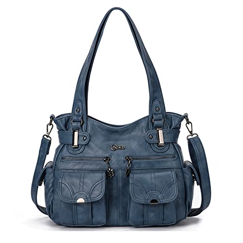 KL928 Tasche Damen Handtasche Umhängetaschen Damenhandtasche Schultertasche Lederhandtasche elegante Taschen hand taschen Henkeltaschen für frauen mit vielen fächern von KL928