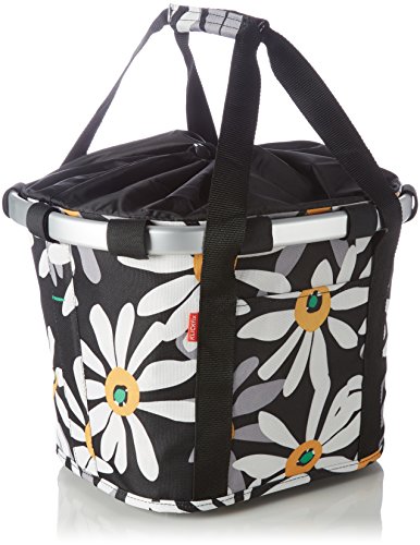 KLICKfix 563009 Bikebasket Indio Lenkertasche, Margarite, 35 x 28 x 26 cm von KlickFix