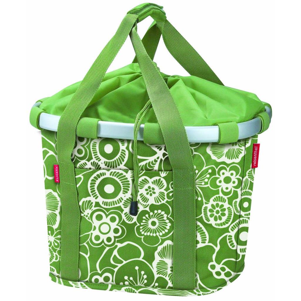 KLICKfix Bikebasket Fleur Green KLICKfix Bikebasket Fleur Green von KLICKfix