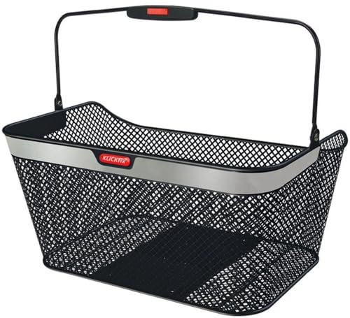 KLICKfix Unisex-Adult Farradtasche City Korb Reflect GTA Fahrradkorb, Schwarz, 40x20x30cm KLICKfix Unisex-Adult Farradtasche City Korb Reflect GTA Fahrradkorb, Schwarz, 40x20x30cm von KlickFix