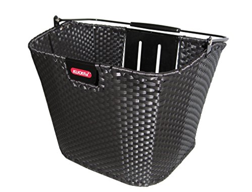 KLICKfix Farradtasche Structura Korb Schwarz Lenkerkorb, 25 x 34 x 27 cm von KlickFix