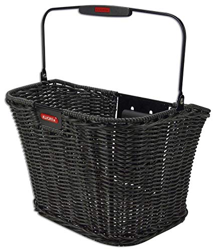 KLICKfix Lenkerkorb Structura Retro, schwarz, 25 x 34 x 27 cm, 0375RS von KlickFix