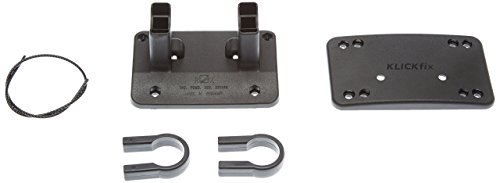 KLICKfix Zubehör Lenkeradapter Festmontage, schwarz-schwarz, Fits Standard Bars 22-26mm von KlickFix