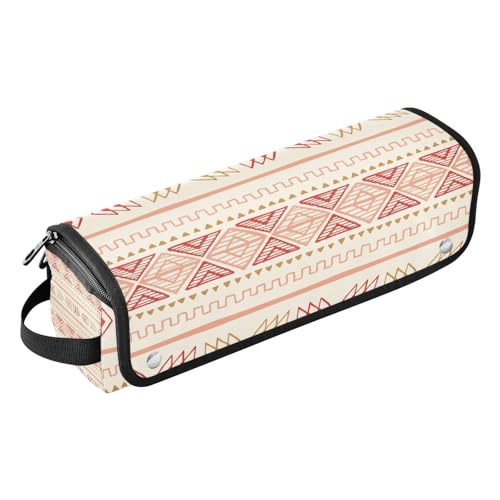 Haarwerkzeug-Reisetasche für Frauen mit herausnehmbarer, hitzebeständiger Matte, abnehmbarer Haarstyling-Zubehör, Organizer für Lockenstab Glätteisen, flacher Haartrockner, Tribal Bohemian (57) von KLL