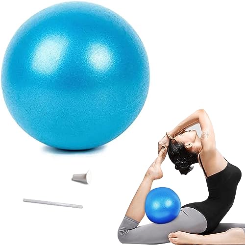 Gymnastikball Kleiner,Pilates-Ball,25cm Soft Yoga Ball,Anti-Burst-Übungsball,Yoga Ball Exercise,Soft Aufblasbarer Ball,Fitness Ball für Yoga,Pilates,Balance,Physiotherapie,Stretching und Core-Fitness von KLLJ