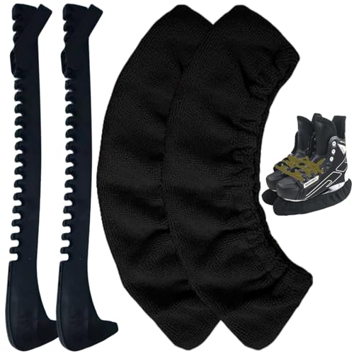 KLLJ Eishockey Elastische Kufenstrümpfe,2 Paar Schlittschuh Soakers,Kufenschutz für Erwachsene Kinder,Kufenstrumpf Kufenschoner für Schlittschuhe,für Eishockey Schlittschuhe KLLJ Eishockey Elastische Kufenstrümpfe,2 Paar Schlittschuh Soakers,Kufenschutz für Erwachsene Kinder,Kufenstrumpf Kufenschoner für Schlittschuhe,für Eishockey Schlittschuhe von KLLJ