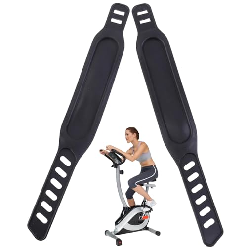 Pedalriemen Fahrrad,2 Stück. Pedal Straps,Universal Pedalriemen,Pedalriemen für Heimtrainer,Pedalriemen für Stationäre Fahrräder,Einstellbare Länge Pedal Straps,Passend für die meisten Heimtrainer von KLLJ