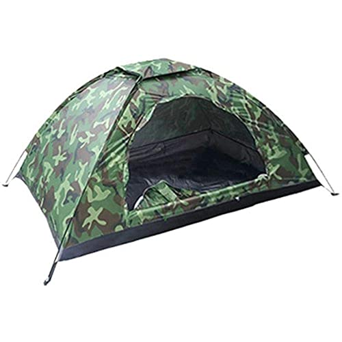 1 Person Tragbares Outdoor-Camping-Zelt Outdoor Wandern Reise Camouflage Camping Nickerchen Zelt von KLLJHB